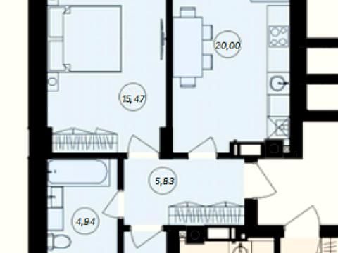 квартира по адресу Тлехаса ул., (Будинок)