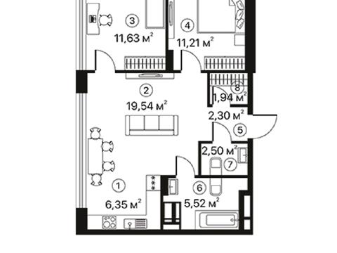 квартира за адресою Братів Чибінєєвих вул. (Чернігівська), 8-Г