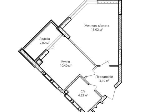 квартира за адресою Ольги Кобилянської вул. (Достоєвського), 1-В/21