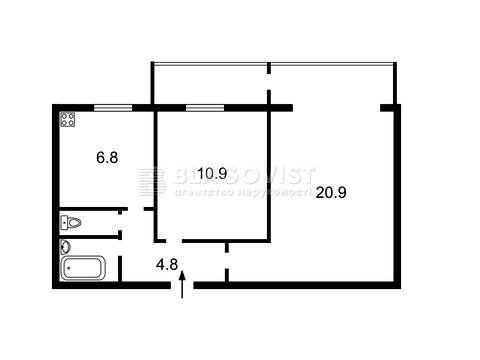 квартира за адресою Ентузіастів вул., 25/2