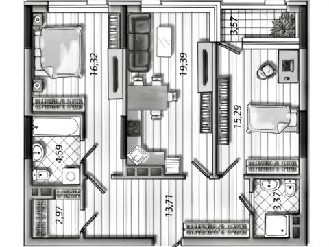 квартира за адресою Джона Маккейна вул. (Івана Кудрі), 3-А