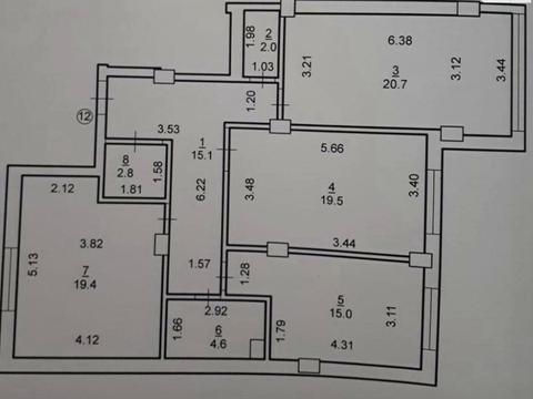 квартира за адресою Хіміків вул., 28, к.1-6