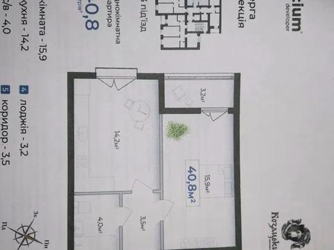 квартира по адресу Александра Довженко ул., 31в, к. 7