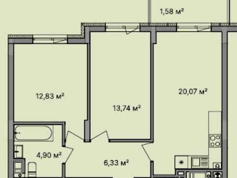 квартира за адресою Миколи Бобяка вул., (Будинок 1)