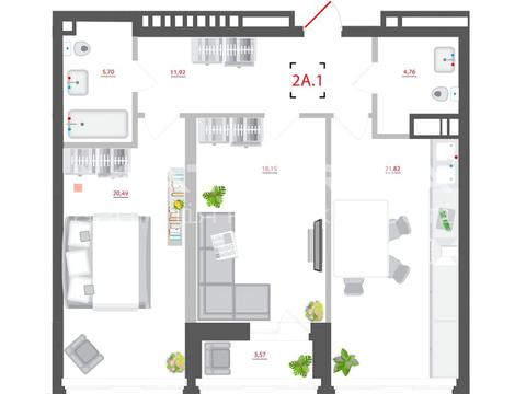 квартира по адресу Мокра ул. (Кудряшова), 8-Б