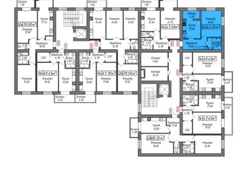 квартира по адресу Степана Бандеры ул., 60а