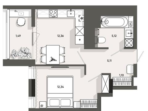 квартира за адресою Івана Раковського вул., (Будинок 2)