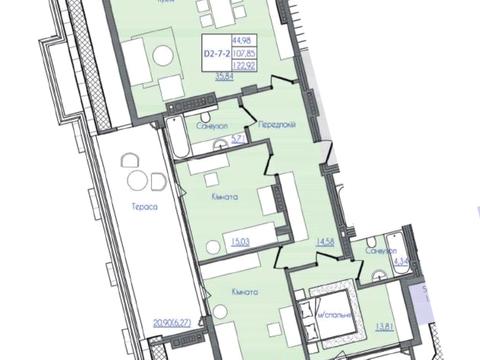 квартира за адресою Одеса, Фонтанська дорога вул. (Перекопской дивизии улица), 62-К