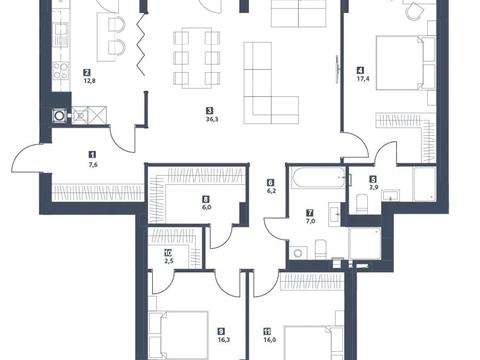 квартира по адресу Академика Сахарова ул., 78б