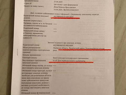 участок по адресу 