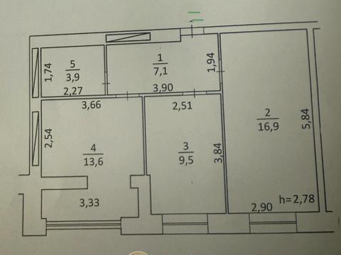 квартира по адресу Академика Сахарова ул., 5-Є