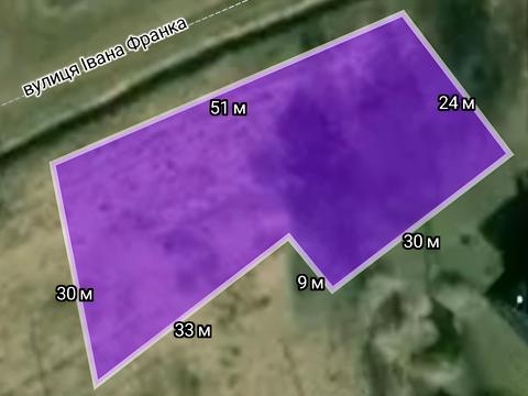 участок по адресу пгт. Сходница, Івана Франка