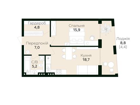 квартира за адресою Вернигори вул., (Будинок)