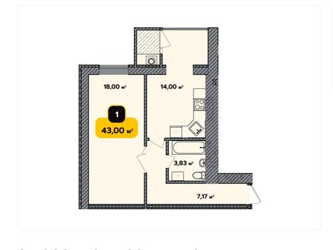 квартира по адресу Институтская ул., 6б