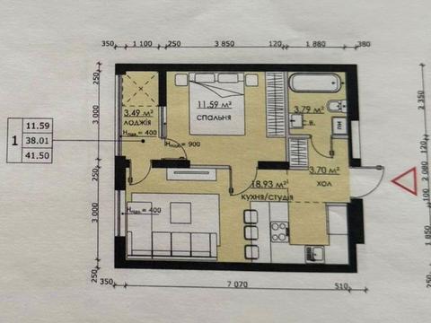 квартира по адресу Городницкая ул., (Будинок 4)