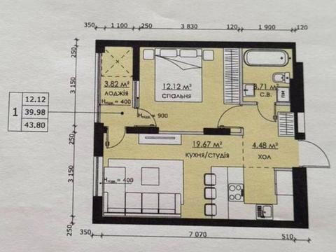 квартира по адресу Городницкая ул., (Будинок 4)