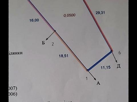 ділянка за адресою Берегова