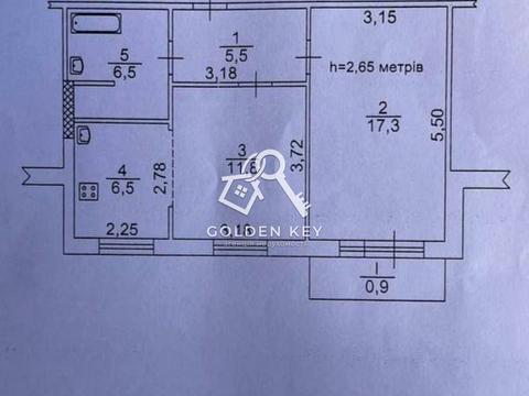 квартира за адресою Ярослава Мудрого вул., 50