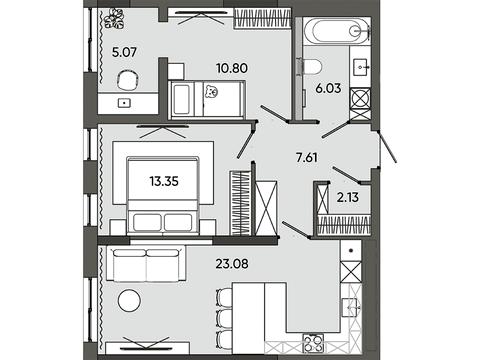 квартира по адресу Пластовая ул. (Силикатная), (Будинок А)