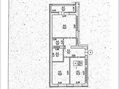 квартира по адресу Андрея Сахарова ул., 27-Б