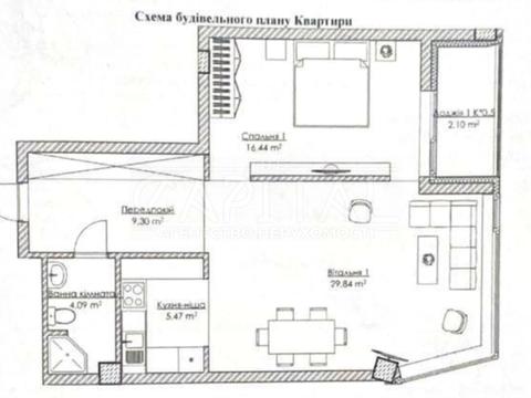 квартира за адресою Набережно-Рибальська дорога вул., (Будинок 1)