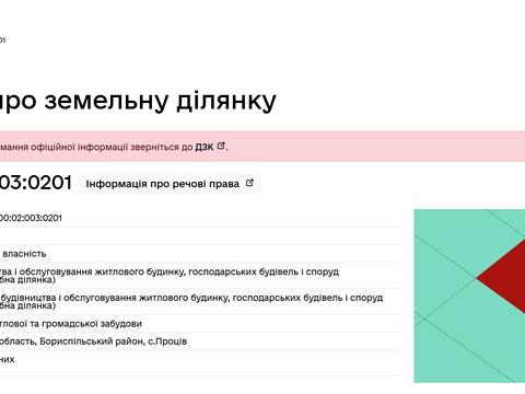 ділянка за адресою 
