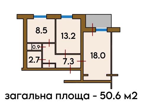 квартира за адресою Дніпровські Пороги вул., 19