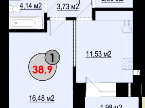 квартира за адресою Володимира Івасюка вул., (Будинок 1)