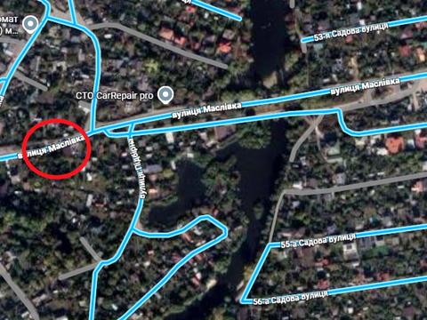 ділянка за адресою Маслівка вул.