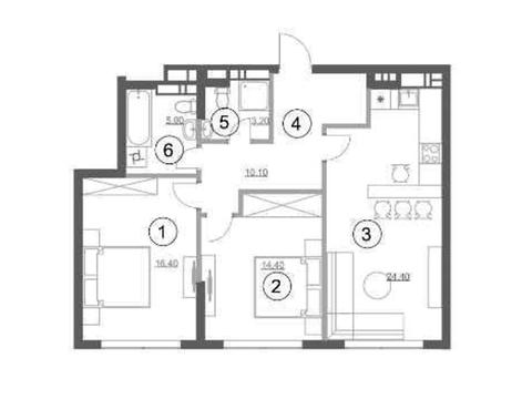 квартира по адресу Николая Пимоненко ул., 19