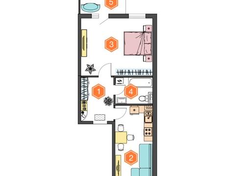 квартира за адресою Академіка Сахарова вул., (Будинок 1)