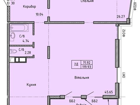 квартира за адресою Шевченка просп., 29/1