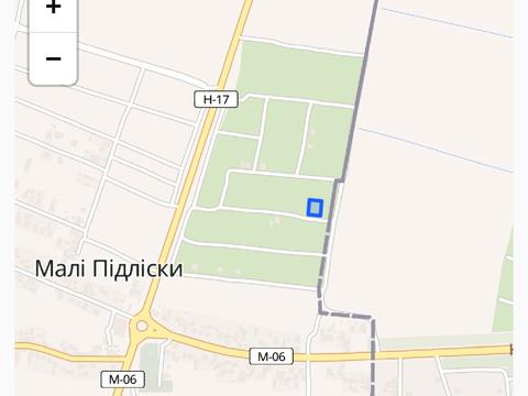 ділянка за адресою с. Малі Підліски, Мирна, 15