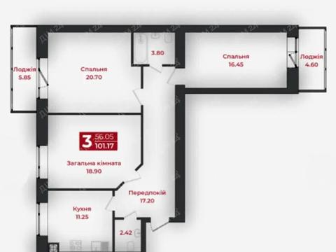 квартира за адресою Європейська вул. (Фрунзе), 183