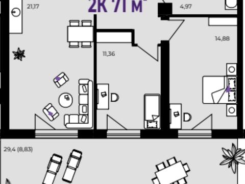 квартира по адресу Тараса Шевченка ул., 1