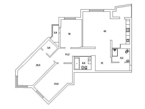 квартира за адресою Княжий Затон вул., 21