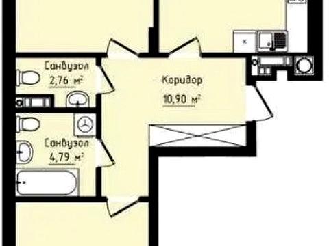 квартира по адресу Героев Мариуполя ул. (Козланюка), 17