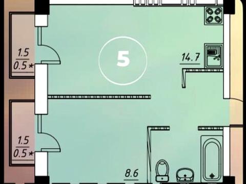 квартира по адресу Инглези ул. (25-ї Чапаєвської Дивізії), 2 к2