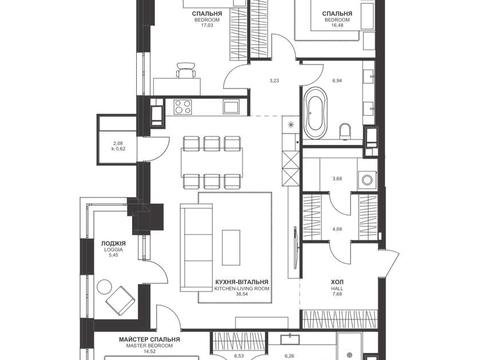 квартира за адресою Василя Тютюнника вул. (Анрі Барбюса), 39