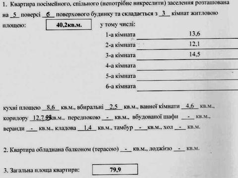 квартира по адресу Казацкая ул., 6