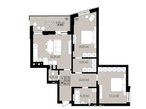 квартира за адресою Львів, Романа Дашкевича вул., (Будинок)