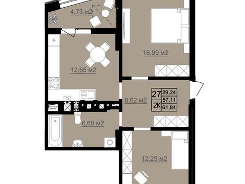 квартира за адресою Романа Дашкевича вул., (Будинок)