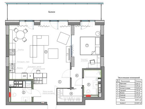 квартира по адресу Берестейский просп. (Победы), 42