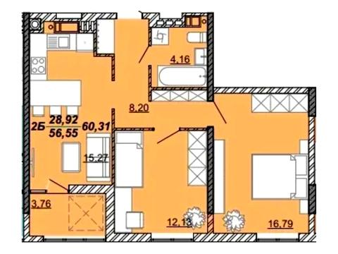 квартира за адресою Дубенська вул., (Будинок 2)