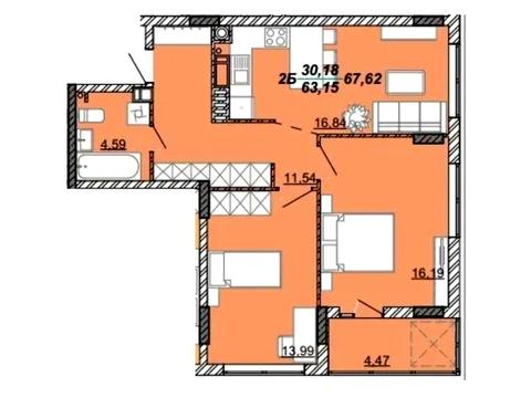 квартира за адресою Дубенська вул., (Будинок 2)