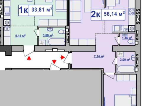 квартира по адресу Черновола ул., (Будинок 1)