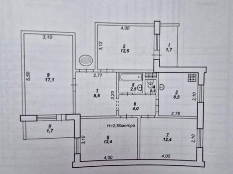 квартира за адресою Кривий Ріг, 5-й Зарічний мікрорайон вул., 37