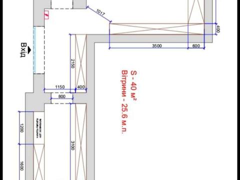 комерційна за адресою Бульварно-Кудрявська вул. (Воровського), 17