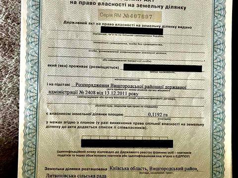 участок по адресу с. Литвиновка, 