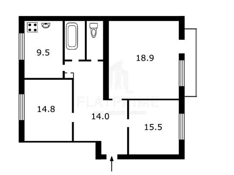 квартира за адресою Генерала Алмазова вул. (Кутузова), 14